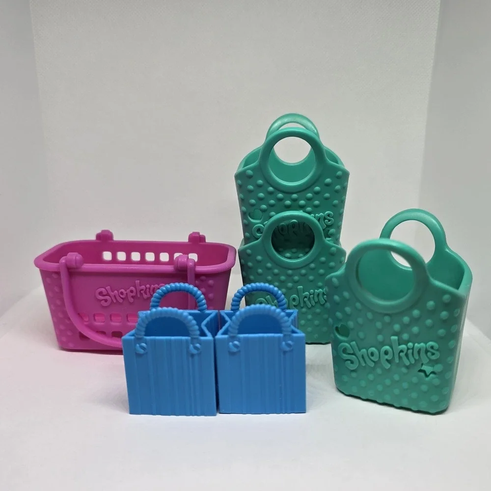 Shopkins Shopping Baskets Bags Multicolor Lot